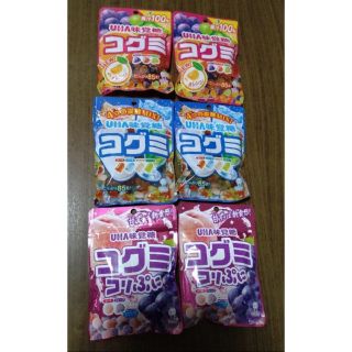 UHA味覚糖　コグミ、ドリンクアソート、コリぷにグレープ&ピーチ ○３種６点セッ(菓子/デザート)