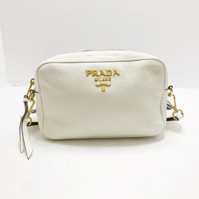 PRADA - プラダ ショルダーバッグ - 白 レザーの通販 by ブランディア