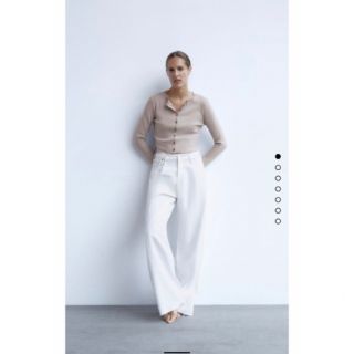 ザラ(ZARA)のZARA♡こじはる着用　ホワイトデニム(デニム/ジーンズ)