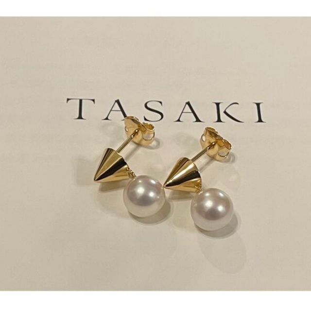 専用支払い①tasaki タサキリファインドリベリオンあこや真珠ピアスK18YG