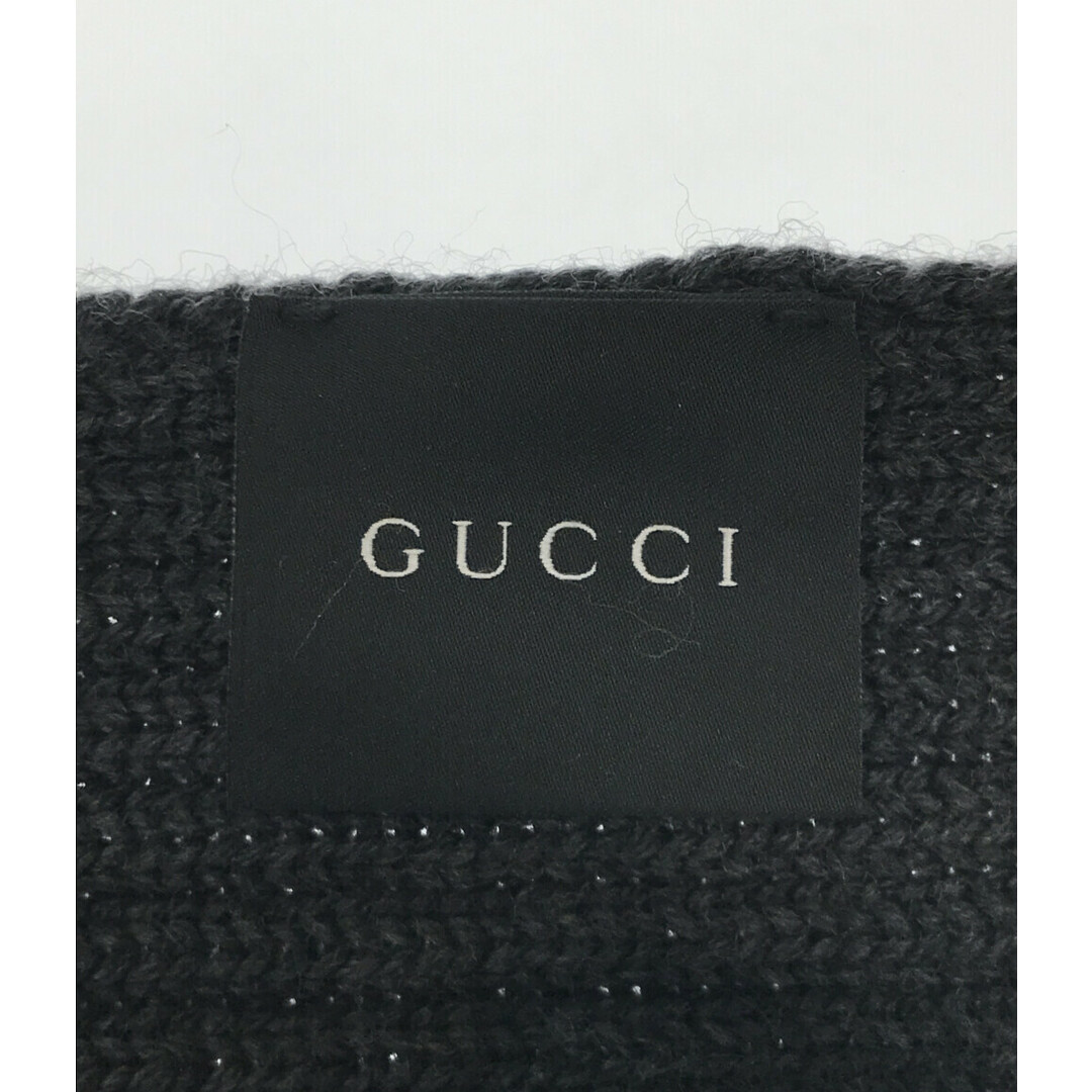 グッチ GUCCI マフラー ウール100% GG金具 メンズ - 3