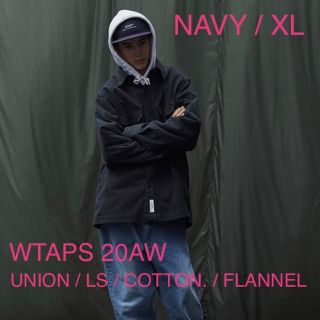 ダブルタップス(W)taps)のWTAPS 20AW UNION LS NAVY XL(シャツ)