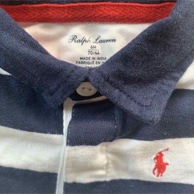 Ralph Lauren(ラルフローレン)のRalph Lauren 半袖ロンパース　ベビー　6m キッズ/ベビー/マタニティのベビー服(~85cm)(ロンパース)の商品写真