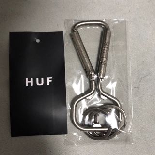 ハフ(HUF)のHUF カラビナ シルバー キーチェーン キーホルダー 銀(キーケース)