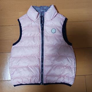 プチバトー(PETIT BATEAU)のプチバトー　アウター　ダウンベスト　24m86cm(ジャケット/コート)