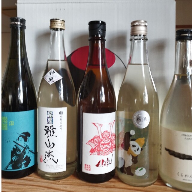 日本酒　四合瓶　御湖鶴　南など