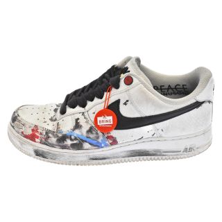 ナイキ(NIKE)のNIKE ナイキ ×peaceminusone AIR FORCE 1 PARA-NOISE DD3223-100×ピースマイナスワン エアフォースワン パラノイズ/ホワイト ローカットスニーカー US9.5/27.5cm(スニーカー)