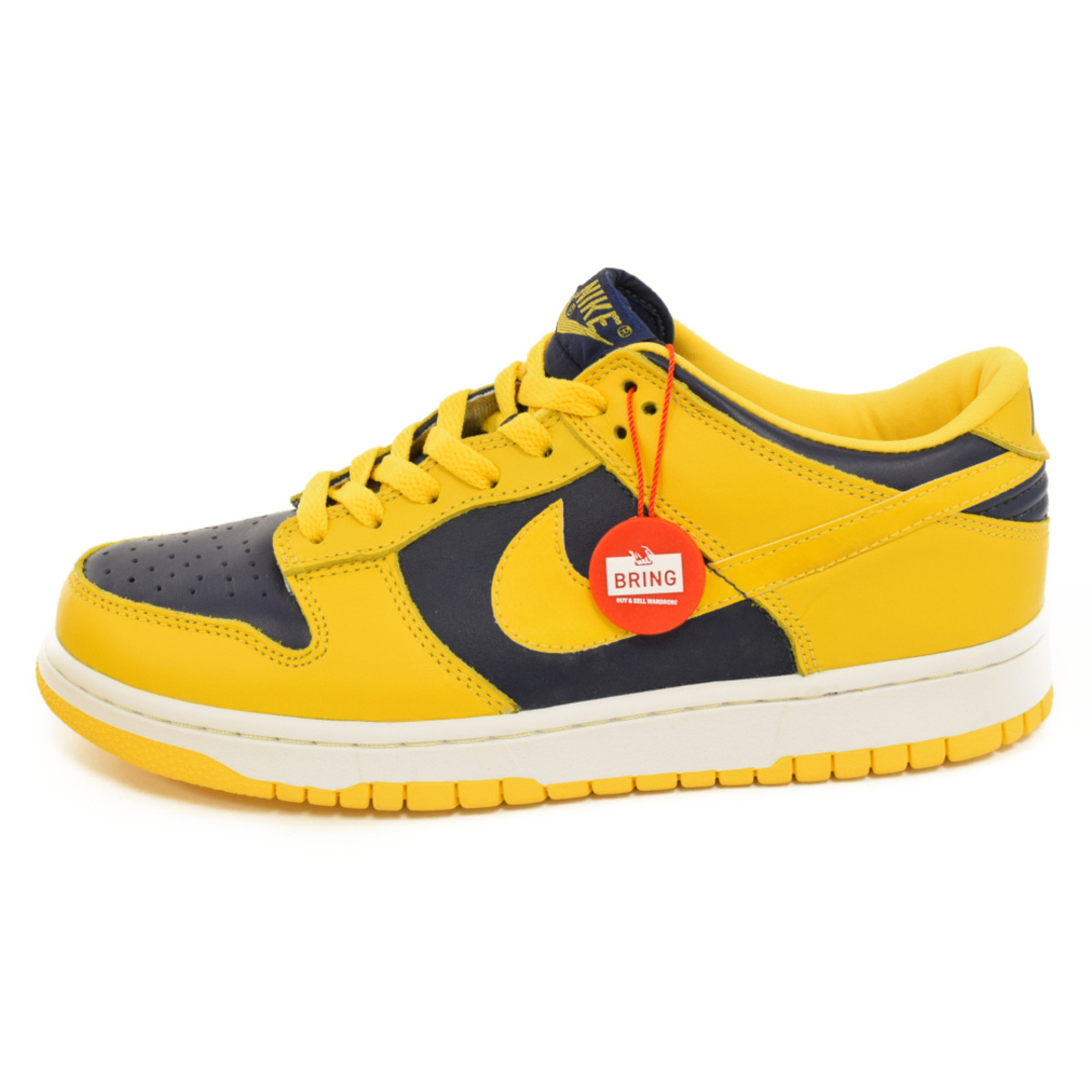 NIKE ナイキ DUNK LOW 裏ダンク ローカットスニーカー ネイビー/イエロー 紺黄 630358-741 US9/27cm