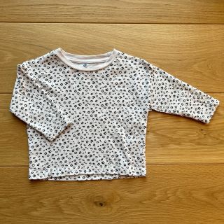 シマムラ(しまむら)のしまむら　ヒョウ柄ロンT サイズ90  ★近日中に処分予定★(Tシャツ/カットソー)