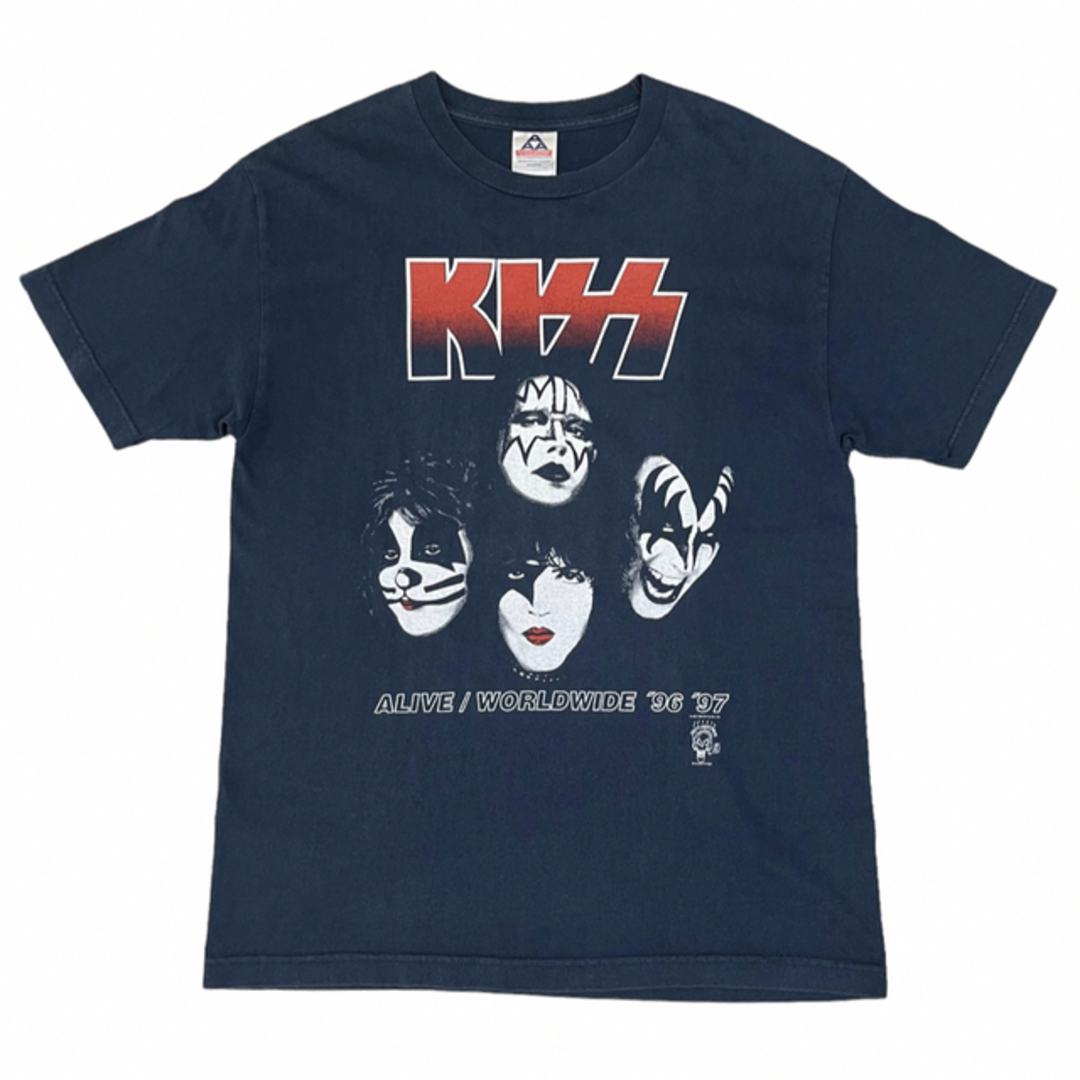 KISS ヴィンテージTシャツ バンドTシャツ キス black pink着用