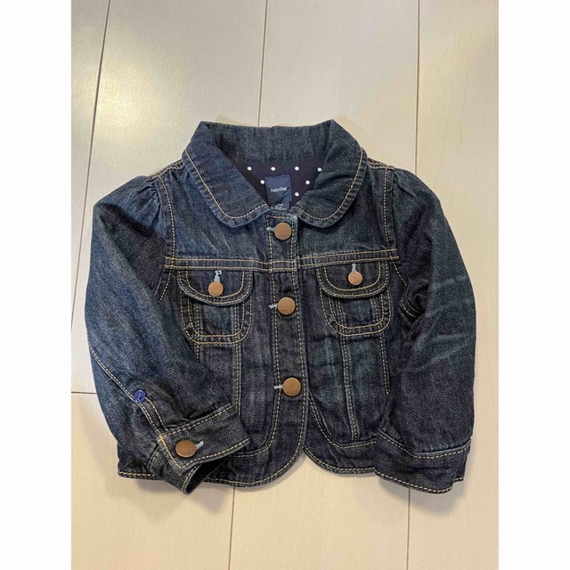 babyGAP(ベビーギャップ)の新品同様★baby GAP デニムジャケット　Gジャン　80cm キッズ/ベビー/マタニティのベビー服(~85cm)(ジャケット/コート)の商品写真