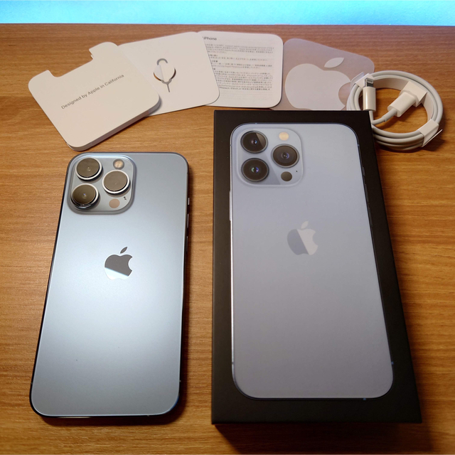 iPhone 13 Pro 128GB シエラブルー ケース&フィルム付き iPhone 13 Pro 128GB シエラブルー ケース&フィルム付き