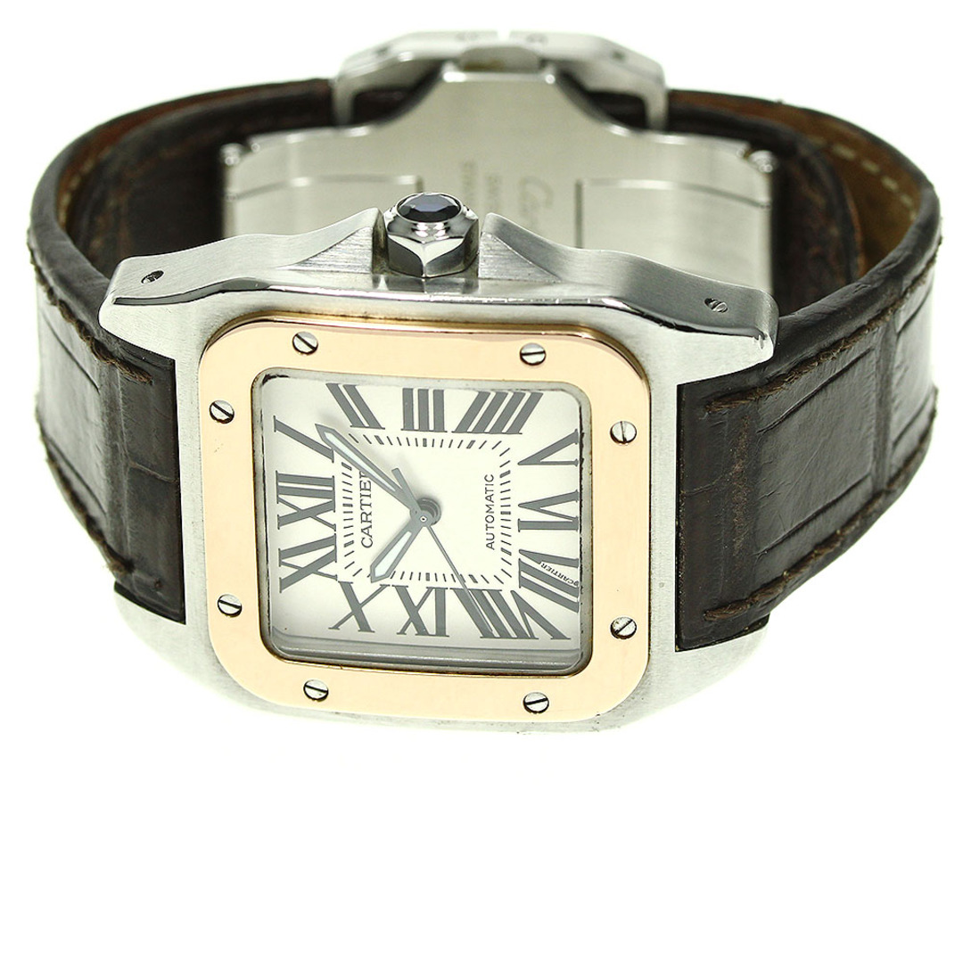 【CARTIER】カルティエ サントス100MM W20107X7 自動巻き ボーイズ_735654