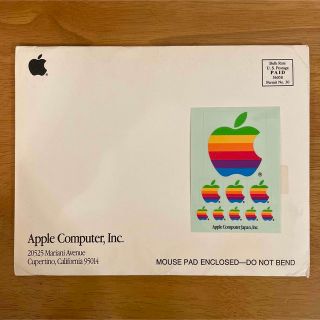 アップル(Apple)のApple＊Computer＊マウスパッド＊MOUSE PAD＊未開封品＊非売品(PC周辺機器)