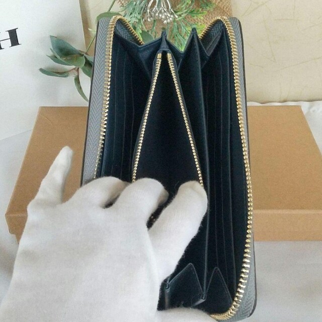 ささゆう様 専用570661☆レザー ズゥミ ラウンドファスナー☆長財布