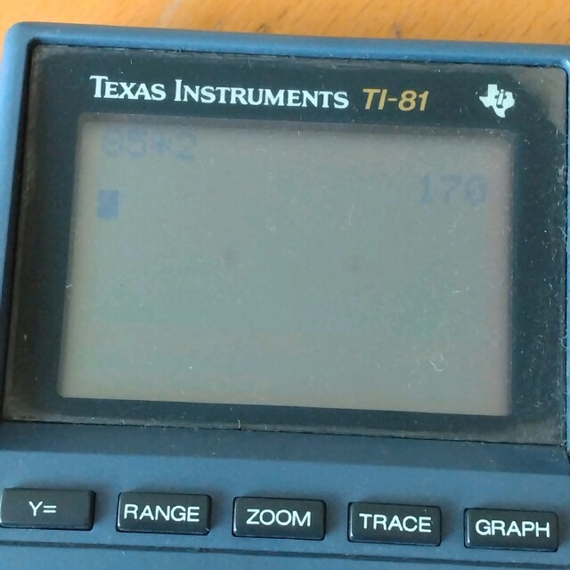 TEXAS INSTRUMENTS TI-81 関数電卓 テキサス インテリア/住まい/日用品のオフィス用品(OA機器)の商品写真