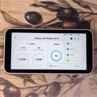ギャラクシー(Galaxy)のGalaxy 5G Mobile Wi-Fi SCR01(PC周辺機器)