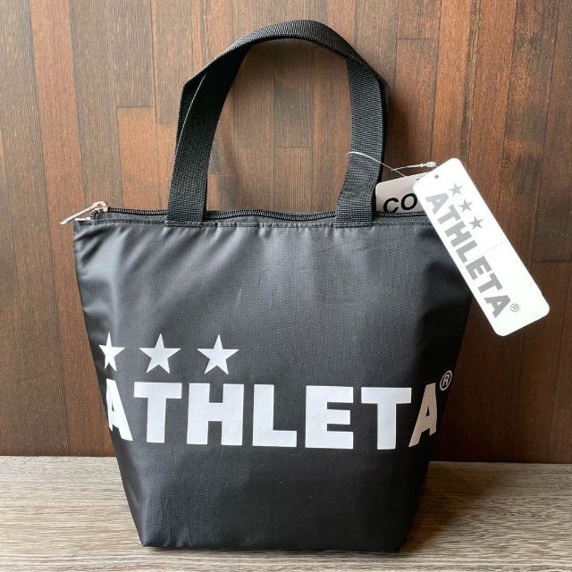 ATHLETA(アスレタ)の新品未開封ATHLETA アスレタ保冷トートバッグ05236ブラックMサイズ スポーツ/アウトドアのサッカー/フットサル(その他)の商品写真