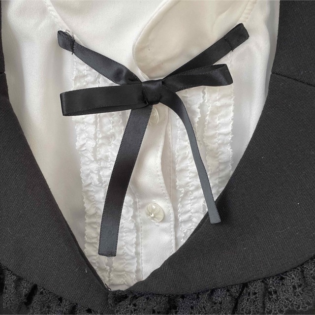 【超美品♡】anyFAM ジャケット シャツ セット フォーマル ブラックリボン 3
