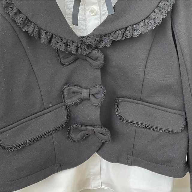 【超美品♡】anyFAM ジャケット シャツ セット フォーマル ブラックリボン 2
