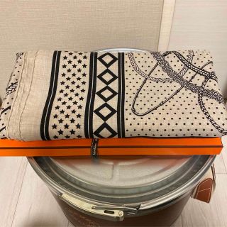 エルメス(Hermes)のぴっぴ様　エルメス　カシミヤシルク　鞭とグリップ バンダナ(バンダナ/スカーフ)