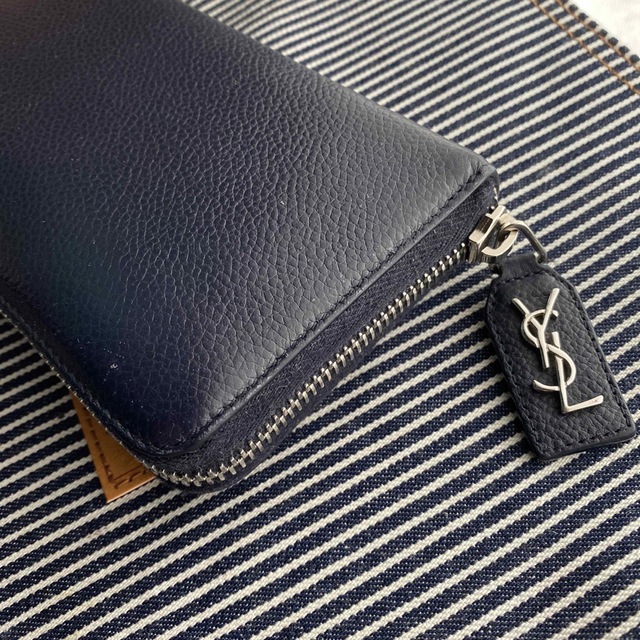 Saint Laurent - サンローラン☆ネイビーの長財布の通販 by planshe's