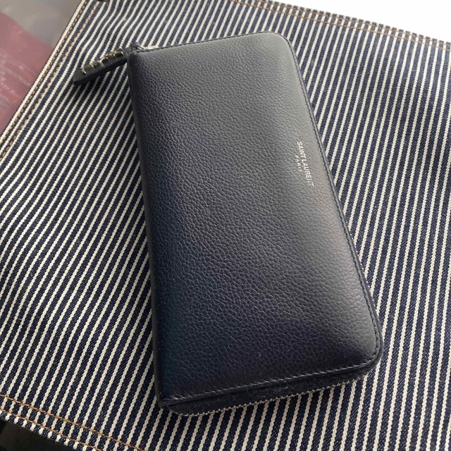 Saint Laurent - サンローラン☆ネイビーの長財布の通販 by planshe's