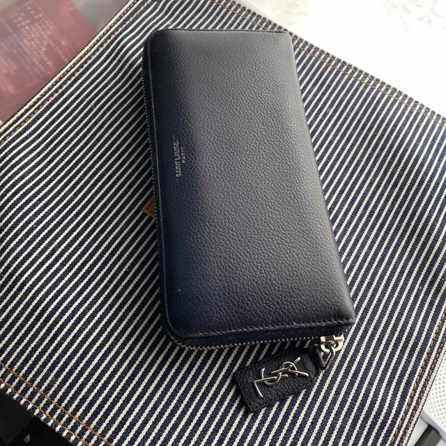Saint Laurent - サンローラン☆ネイビーの長財布の通販 by planshe's