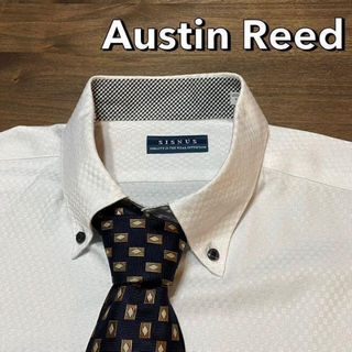 Austin Reed  ネクタイ 紺色ドット柄 USED美品(ネクタイ)