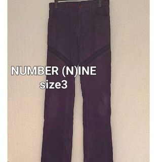 ナンバーナイン(NUMBER (N)INE)のNUMBER (N)INE ナンバーナインコーデュロイパンツsize3(デニム/ジーンズ)