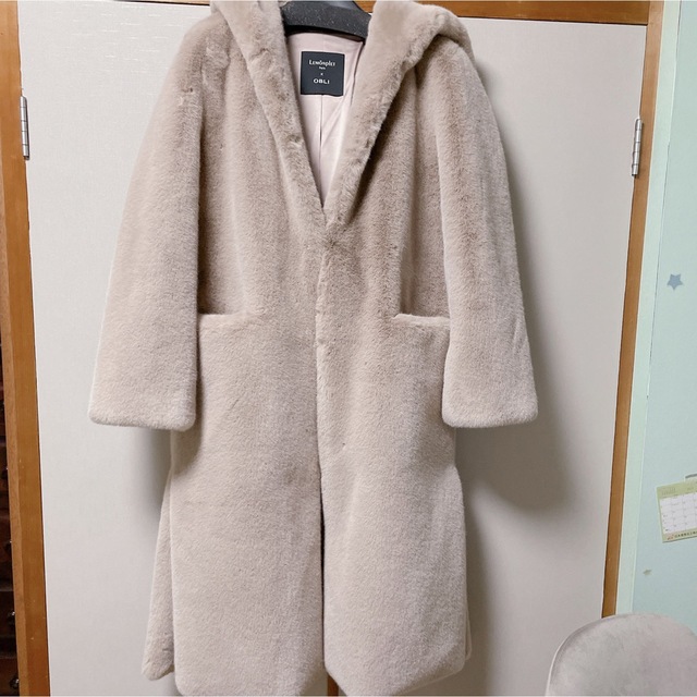 非売品 レモンプレット ファーコート コラボ オブリ 毛皮+ファーコート