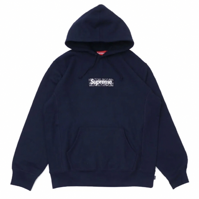 Supreme - 【大幅値下中】supreme19aw バンダナボックスロゴ ネイビー