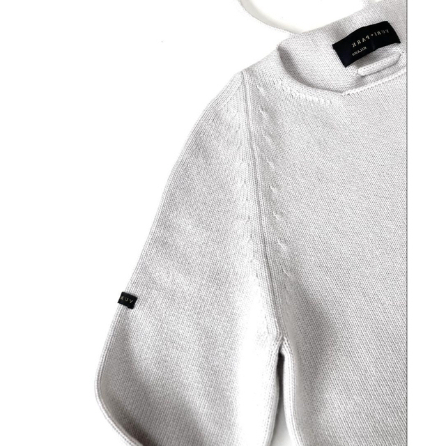 新品✴︎YURI PARKユリパーク✴︎カシミヤ✴︎ニット✴︎グレー | wise