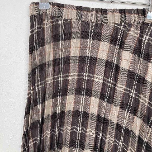 SM2(サマンサモスモス)のSamansaMos2blue  チェック柄スカート  サイズF レディースのスカート(ロングスカート)の商品写真