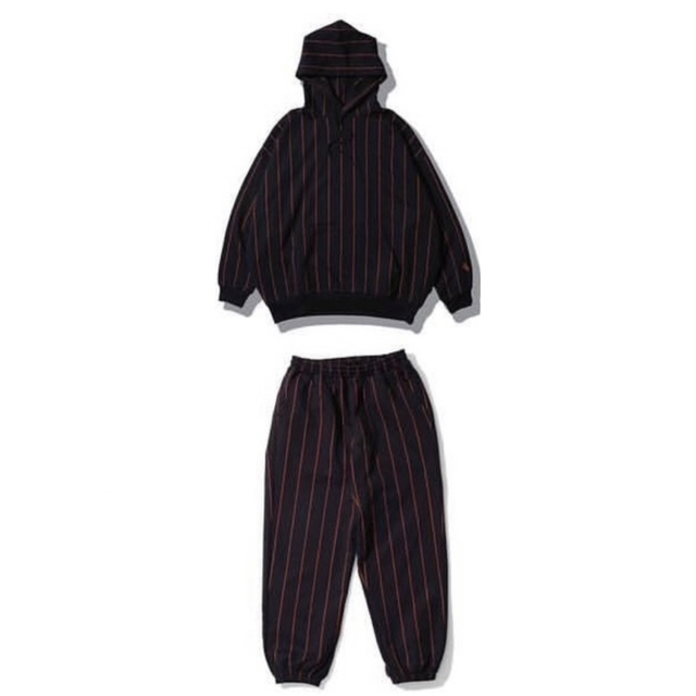 KEBOZ セットアップ BB STRIPED SWEAT PANTS