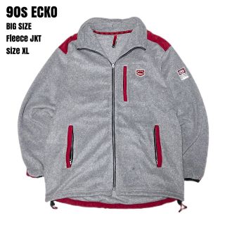 エコーアンリミテッド(ECKO UNLTD)の＊6241 90s ECKO エコー　ビッグサイズ　フリース　ブルゾン(ブルゾン)