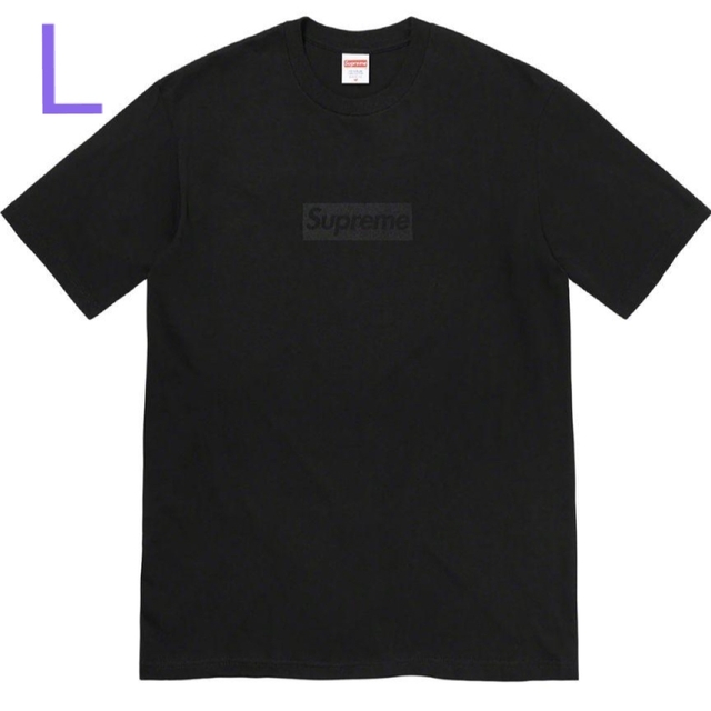 Supreme(シュプリーム)のSupreme Tonal Box Logo Tee "Black" L メンズのトップス(Tシャツ/カットソー(半袖/袖なし))の商品写真