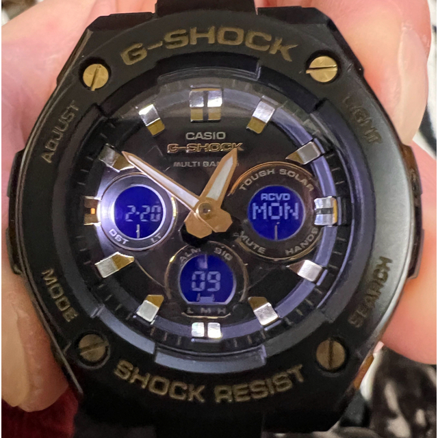 美品　G-SHOCK Gショック　ジーショック　ソーラー　電波　G-STEEL