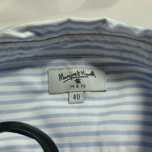 MARGARET HOWELL(マーガレットハウエル)のマーガレット・ハウエル　ストライプシャツ メンズのトップス(Tシャツ/カットソー(半袖/袖なし))の商品写真