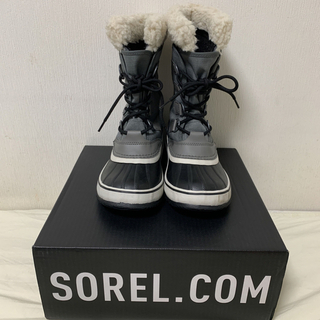 ソレル(SOREL)のSOREL スノーブーツ　グレー　24cm(ブーツ)