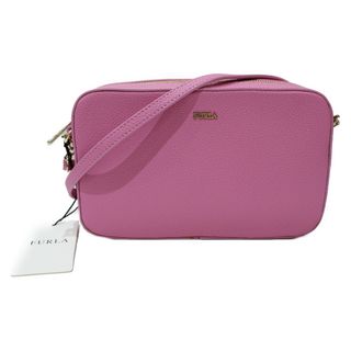 【☆未使用品☆】【布袋あり】FURLA　ショルダーバッグ　924648　レザー　ピンク　ゴールド金具　シンプル　ギフト　プレゼント包装可　【中古】　松前R56号店(メッセンジャーバッグ)