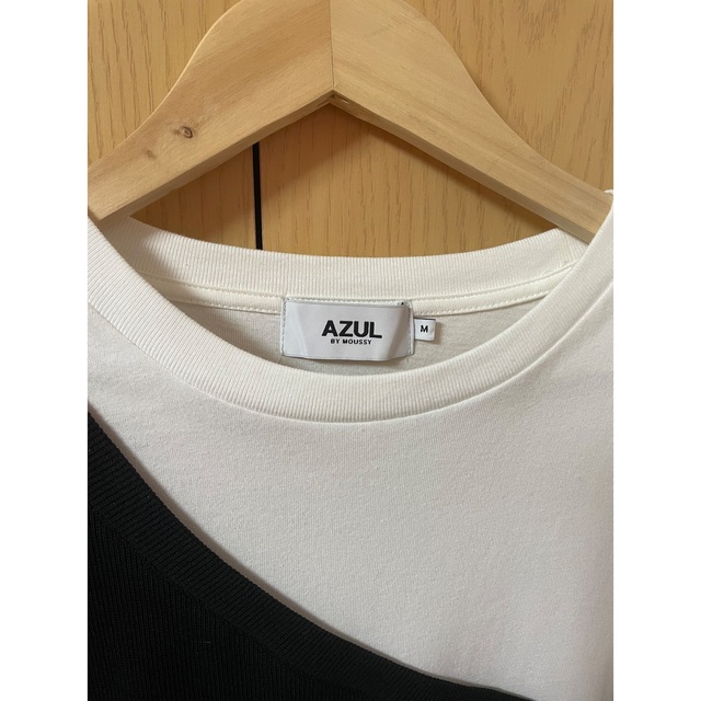 AZUL by moussy(アズールバイマウジー)のAZUL by moussy Mサイズ レディースのトップス(Tシャツ(半袖/袖なし))の商品写真