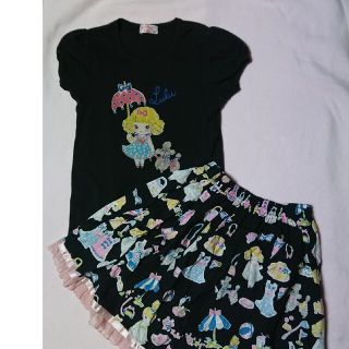 シャーリーテンプル(Shirley Temple)のエミリーテンプル ルル Tシャツとスカート まとめ売り(Tシャツ/カットソー)