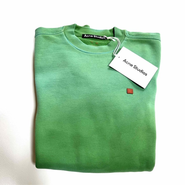 AcneStudios オーバーサイズ フェイスロゴ トレーナー グラデーション-