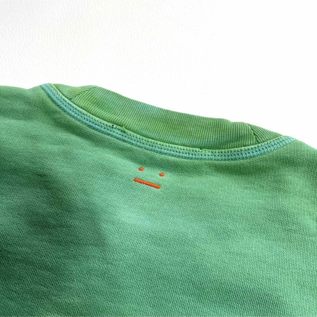 AcneStudios オーバーサイズ フェイスロゴ トレーナー グラデーション