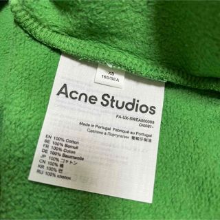 Acne Studios - AcneStudios オーバーサイズ フェイスロゴ トレーナー
