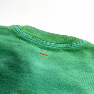 AcneStudios オーバーサイズ フェイスロゴ トレーナー グラデーション