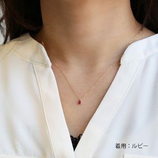 L&Co エルアンドコー K10 イエローゴールド 天然石 アメジスト ネックレ