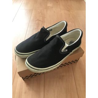 ヴァンズ(VANS)のヴァンズ　vans スリッポン　ブラック　黒　26.5㎝(スリッポン/モカシン)