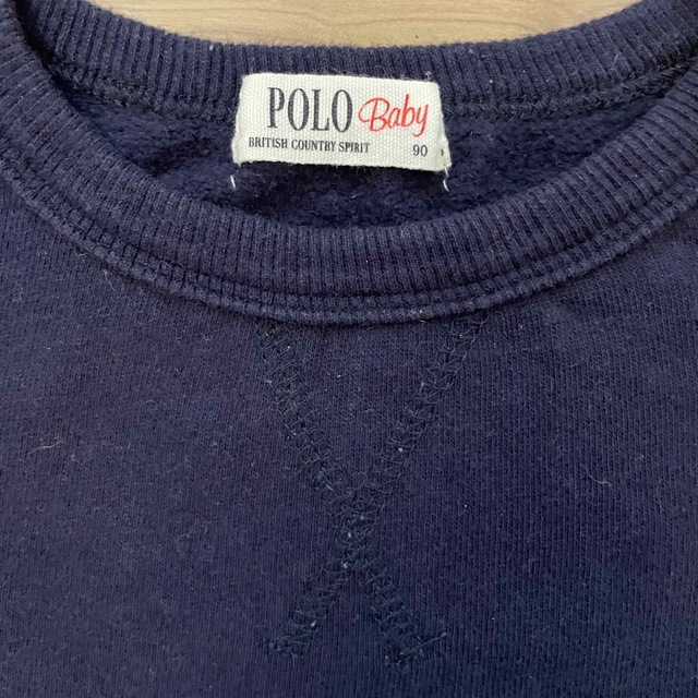 POLO（RALPH LAUREN）(ポロ)のpolo ベビー　スウェット キッズ/ベビー/マタニティのキッズ服男の子用(90cm~)(カーディガン)の商品写真